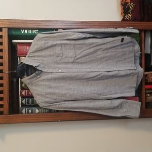 Buckle 'Outpost Makers' LS gray shirt size M